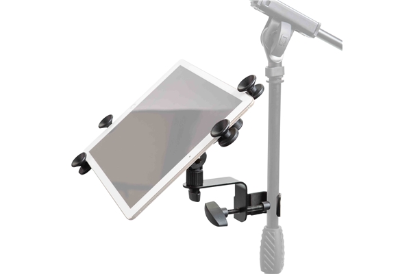 Gator Frameworks - GFW-TABLET1000 Supporto universale per tablet e iPad con sistema a morsetto