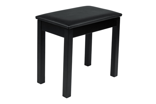 Gator Frameworks - GFW-KEYBENCH-WDBKS Panchetta in legno nera con vano portaoggetti per tastiera o pianoforte