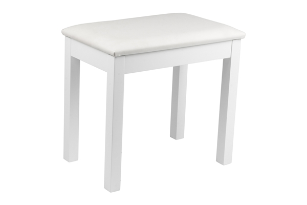 Gator Frameworks - GFW-KEYBENCH-WDWH Panchetta in legno bianca per tastiera o pianoforte