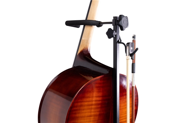 Gator Frameworks - GFW-BNO-CELLO Supporto pieghevole per violoncello in acciaio con finitura nera