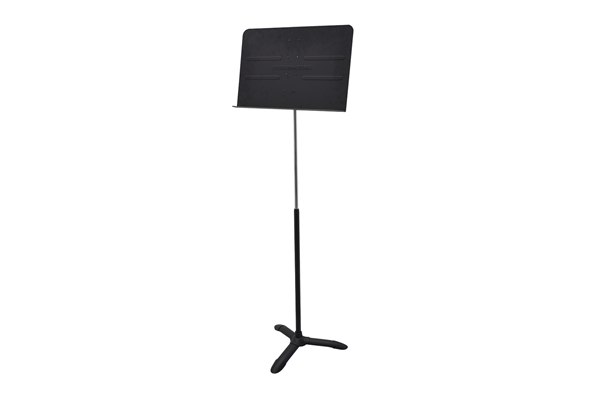 Gator Frameworks - GFW-MUS-1001 Leggio in metallo spazzolato regolabile per spartiti, serie Recital
