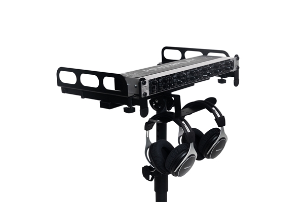 Gator Frameworks - GFW-MIXERCART-0400 Stand regolabile su ruote per mixer, controller e unità rack