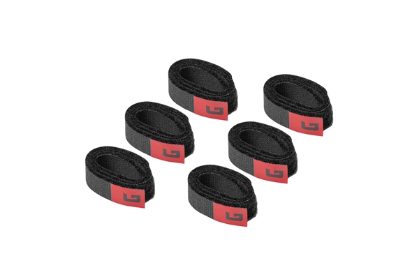 Gator Frameworks - GFW-ID-CTCABLEWRAP-6PK Set di sei fascette in velcro per gestione cavi su supporti ID Series Creator Tree