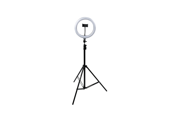Gator Frameworks - GFW-RINGLIGHTSET Set con due anelli LED e supporti per smartphone ideale per streaming, podcast e content creation