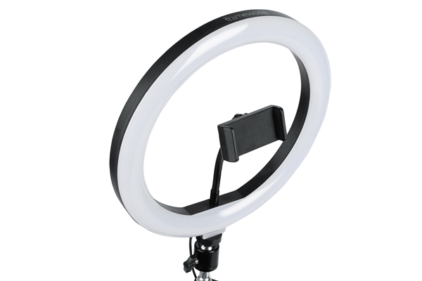 Gator Frameworks - GFW-RINGLIGHTSET Set con due anelli LED e supporti per smartphone ideale per streaming, podcast e content creation