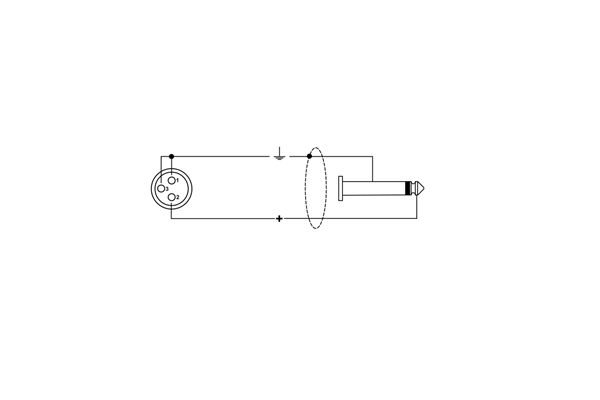 Quik Lok - MX/777-5 Cavo XLR Femmina/Jack Mono 5 mt