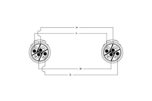 Quik Lok - S/346-10PN Speakon NS/191/Speakon NS/191