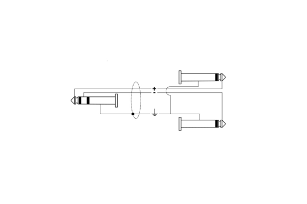 Quik Lok - RKSA/140-2 Minijack Stereo/2 Jack Mono