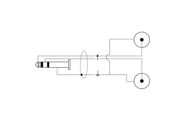 Quik Lok - RKSA/150-2 Minijack Stereo/2 RCA Maschio