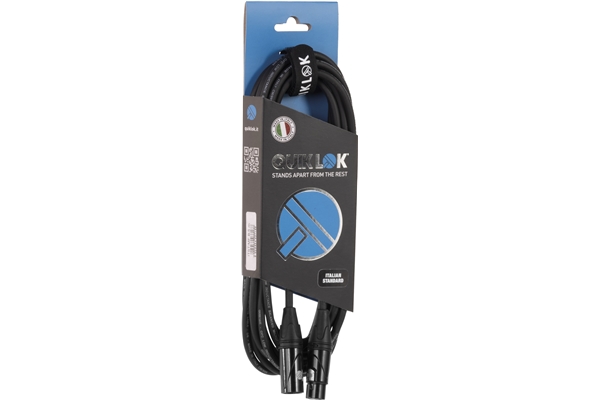 Quik Lok - ITST/MF-2 B XLR Maschio/XLR Femmina 2 mt