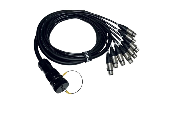 Quik Lok - ITPRO/SY25M8F-2,5 Frusta 8 Canali Syntax M Cannon XLR F 2,5 mt