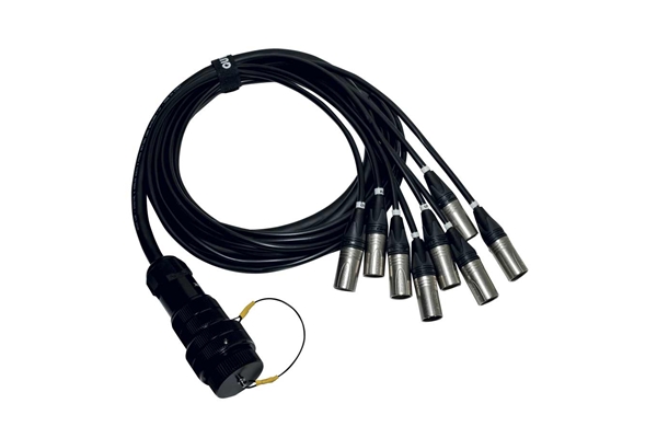 Quik Lok - ITPRO/SY25F8M-2,5 Frusta 8 Canali Syntax F Cannon XLR M 2,5 mt