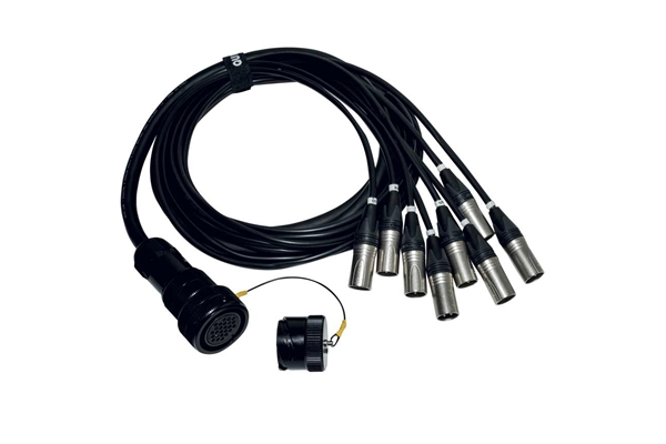 Quik Lok - ITPRO/SY25F8M-2,5 Frusta 8 Canali Syntax F Cannon XLR M 2,5 mt