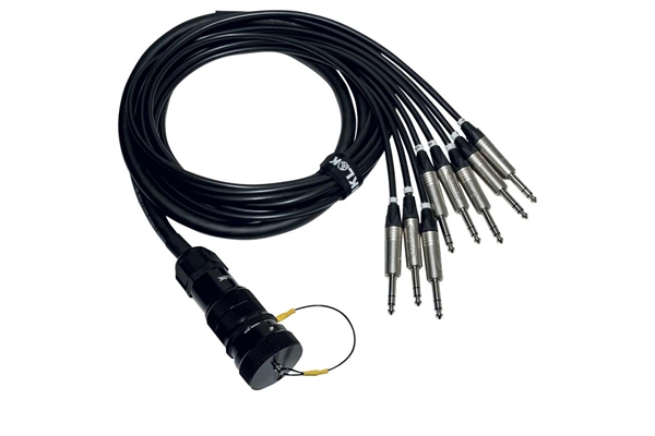 Quik Lok - ITPRO/SY25M8JS-2,5 Frusta 8 Canali Syntax M Jack TRS 2,5 mt