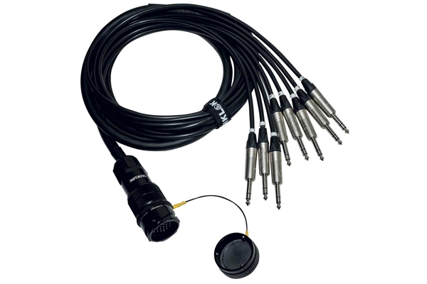 Quik Lok - ITPRO/SY25M8JS-2,5 Frusta 8 Canali Syntax M Jack TRS 2,5 mt