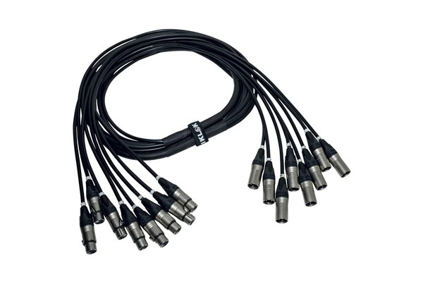 Quik Lok - ITPRO/8MF-10 Frusta 8 Canali Cannon XLR 10 mt