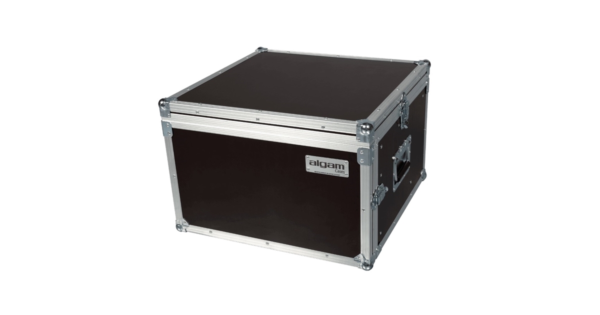 Flight Case 6 Unità Rack 19 con Supporto Mixer Inclinabile