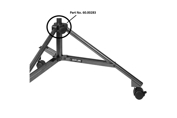 Quik Lok - BAPL/010 Base Treppiede Asta A/50