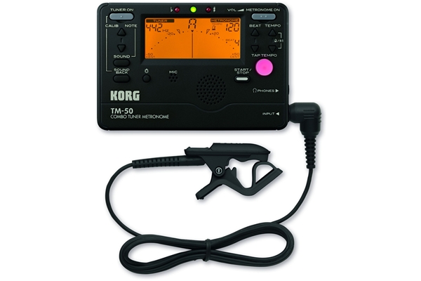 Korg TM50C-BK COMBO TUNER + MIC