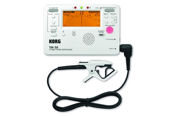 Korg TM50C-PW COMBO TUNER + MIC