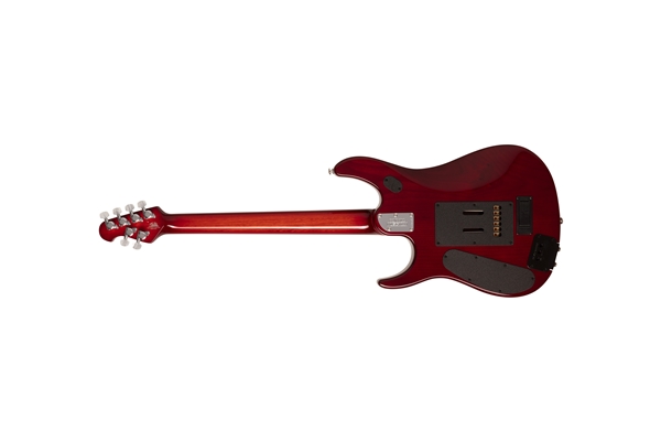 Music Man - John Petrucci 6 Figured Top Dragon Blood Flame Tastiera Palissandro