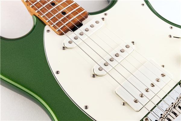 Music Man - Cutlass RS HSS Trem Charging Green Tastiera Acero