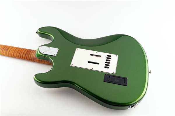 Music Man - Cutlass RS HSS Trem Charging Green Tastiera Acero