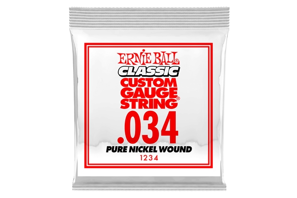 Ernie Ball 1234 Pure Nickel Wound .034