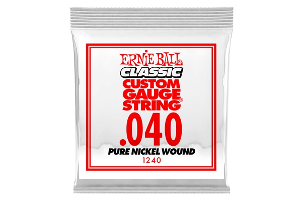 Ernie Ball 1240 Pure Nickel Wound .040