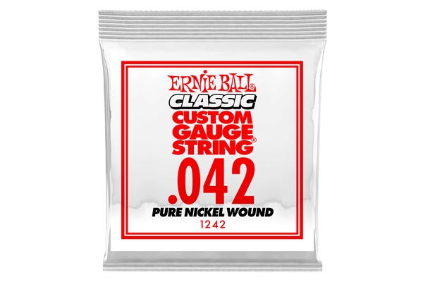 Ernie Ball - 1242 Pure Nickel Wound .042