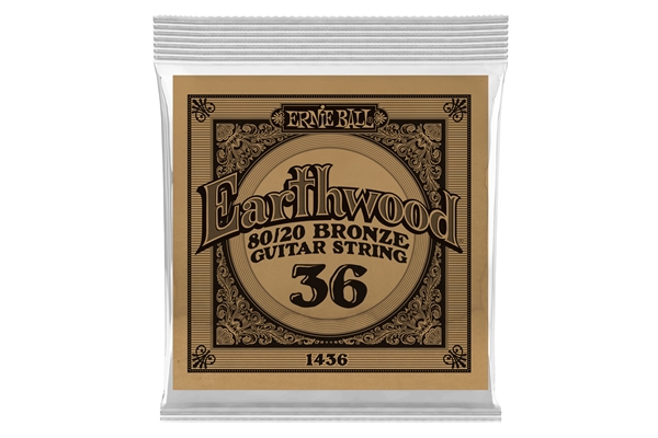 Ernie Ball 1436 Earthwood 80/20 Bronze .036