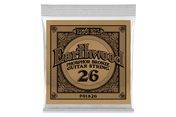 Ernie Ball 1826 Earthwood Phospor Bronze .026