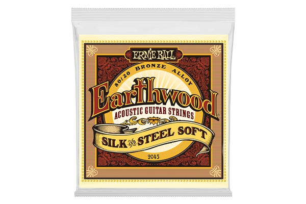 Ernie Ball 2045 Earthwood Silk & Steel 80/20 Bronze Soft 11-52