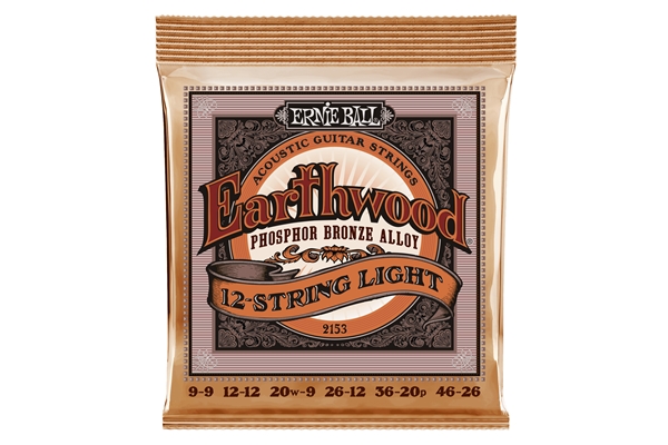 Ernie Ball 2153 Earthwood Phosphor Bronze Light 9-46