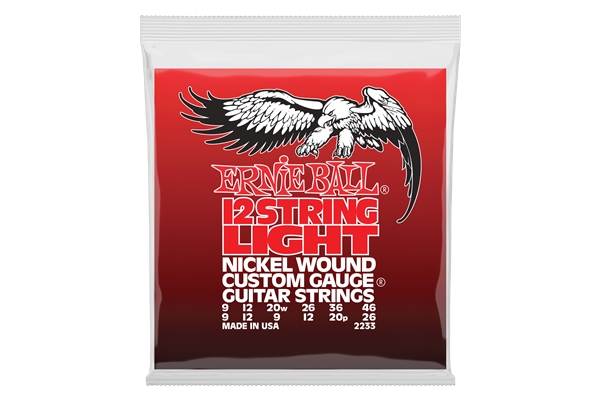 Ernie Ball 2233 Nickel Wound Custom Light Slinky 9-46