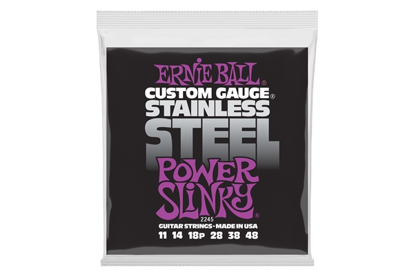 Ernie Ball 2245 Stainless Steel Power Slinky 11-48