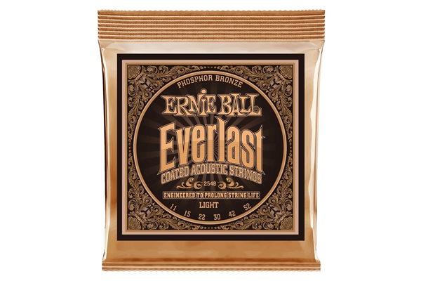 Ernie Ball 2548 Everlast Coated Phosphor Bronze Light 11-52