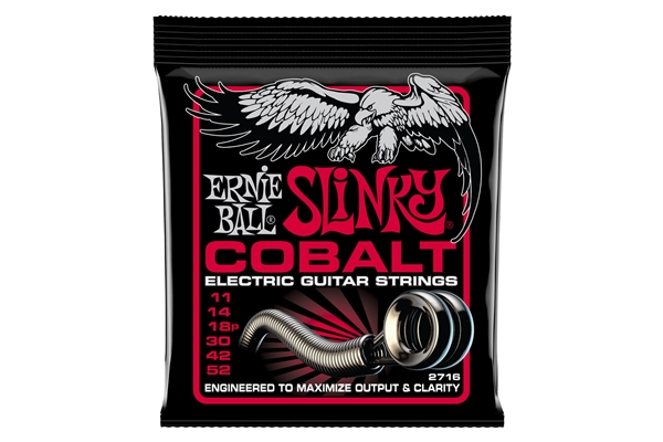 Ernie Ball - 2716 Burly Slinky Cobalt Guitar 11-52