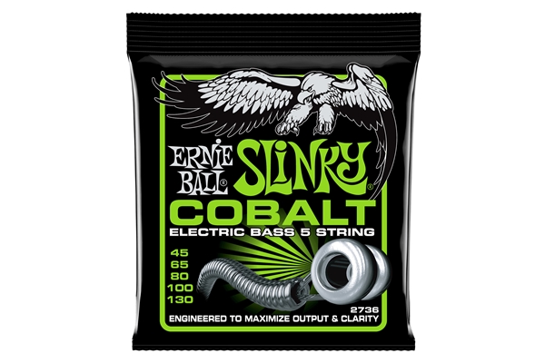 Ernie Ball - 2736 Bass 5 Slinky Cobalt 45-130