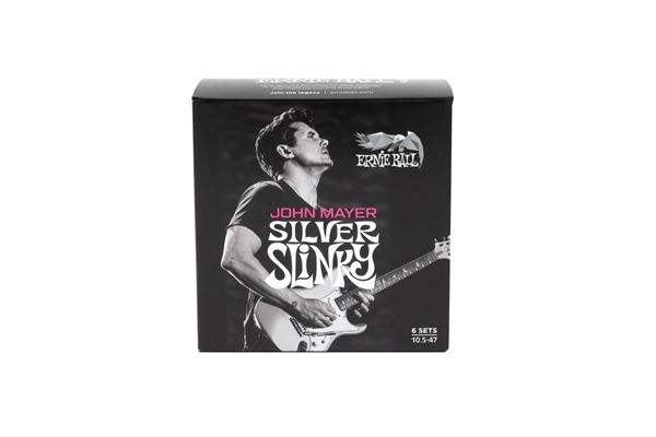 Ernie Ball - 3817 John Mayer Silver Slinky 10.5-47 6 Pk