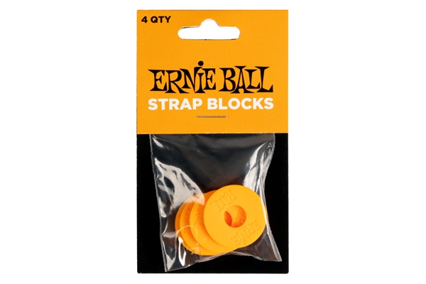 Ernie Ball - 5621 Strap Blocks Orange