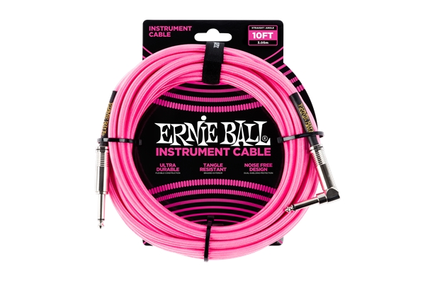 Ernie Ball - 6078 Cavo Braided Neon Pink 3,05 m