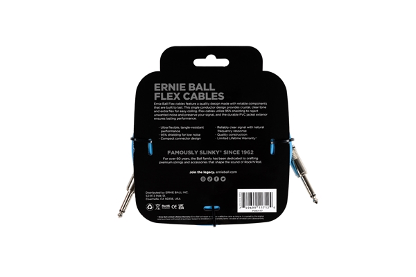 Ernie Ball - 6417 Flex Cable Blue 6m