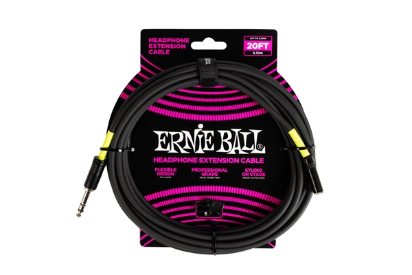 Ernie Ball - 6423 Prolunga cuffie trs jack grande 6m