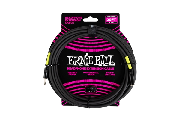 Ernie Ball - 6425 Prolunga cuffie trs jack piccolo 6m