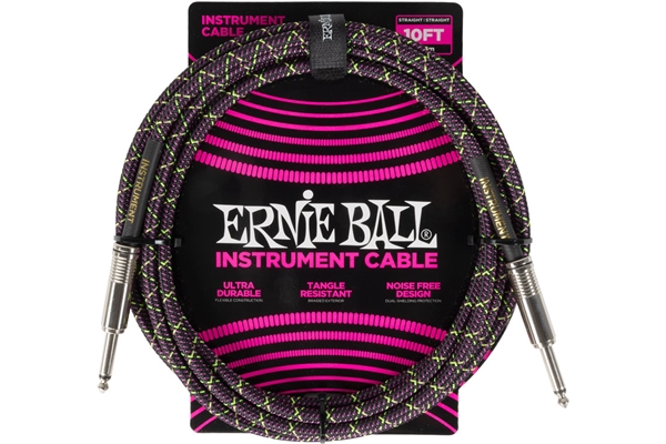 Ernie Ball - 6427 Braided Cables Purple Python 3m