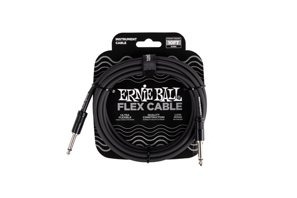 Ernie Ball - 6434 Flex Cable Black 3m