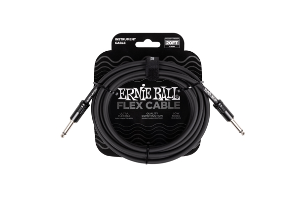 Ernie Ball - 6435 Flex Cable Black 6m