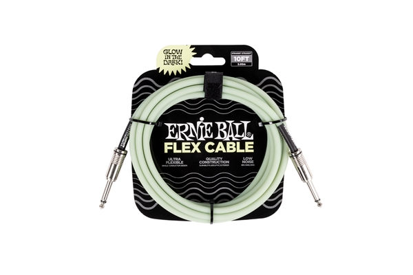 Ernie Ball - 6436 Flex Cable Glow in the Dark 3m