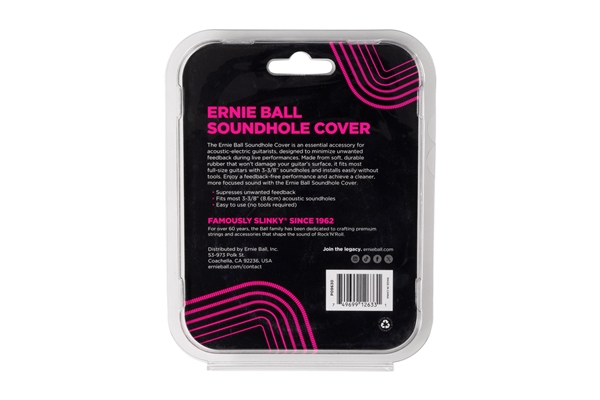 Ernie Ball - 9630 Acoustic Soundhole Cover 3-3/8in